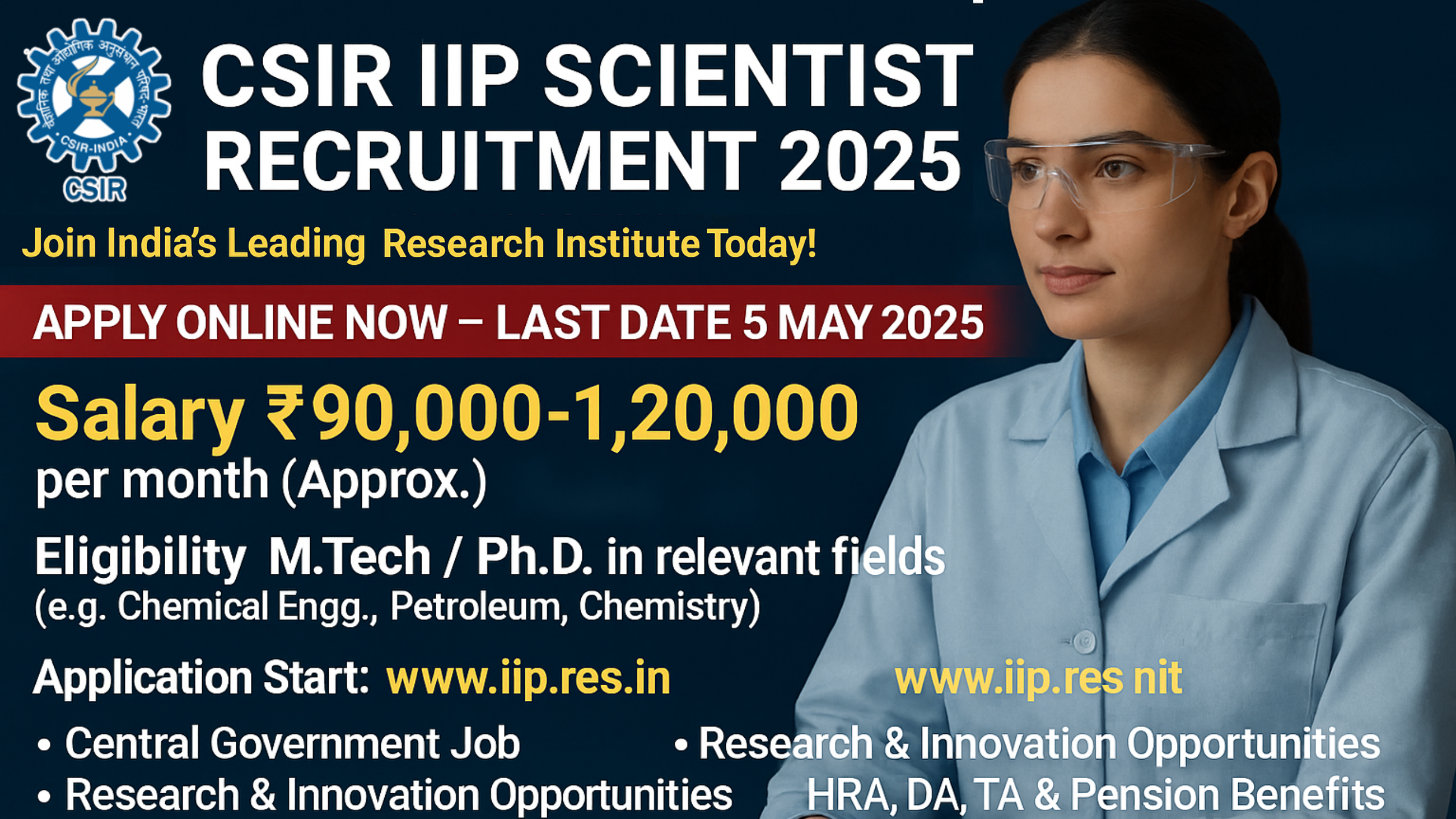CSIR IIP Scientist Recruitment 2025